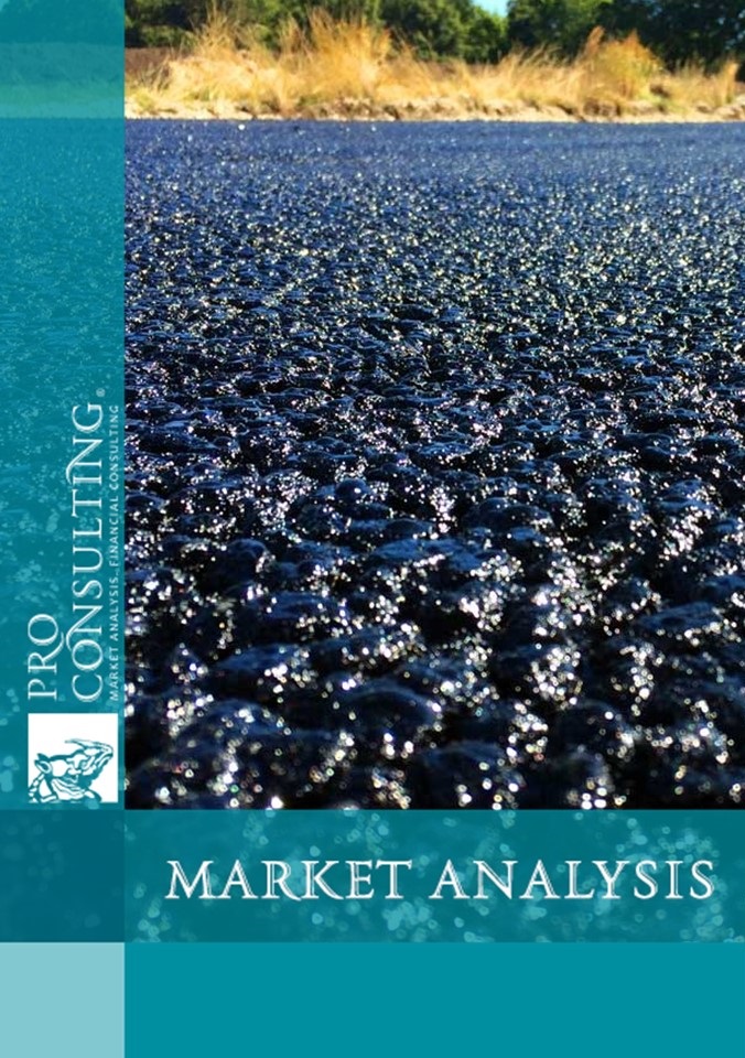 Analysis of the bitumen market in Ukraine in 2017-1 half year 2019